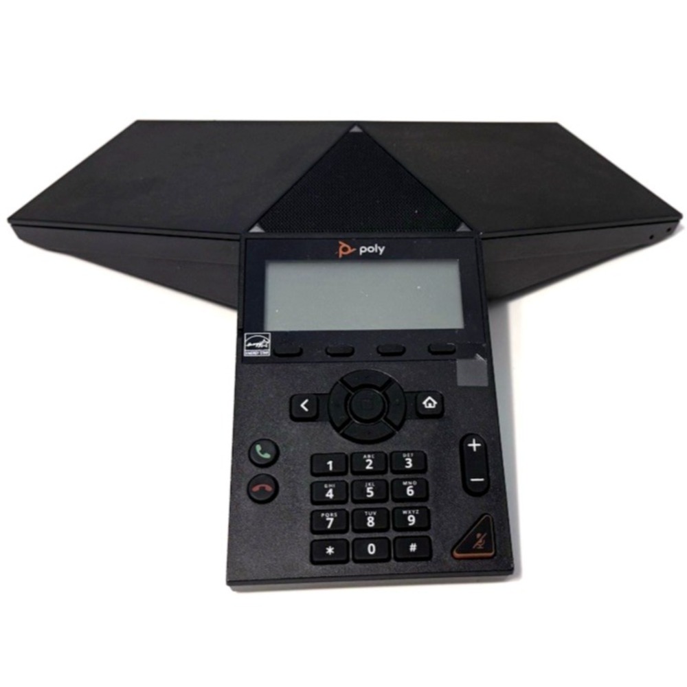 Poly Trio 8300 IP Conference Station - Corded - Wi-Fi, Bluetooth - Black